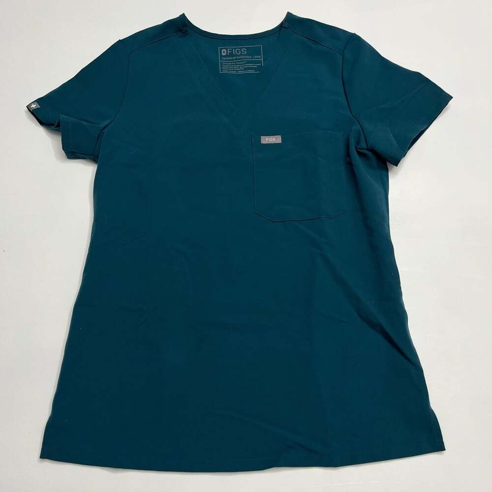 Figs Scrub Set Technical Collection Size XXS Dark Teal Top And Pants